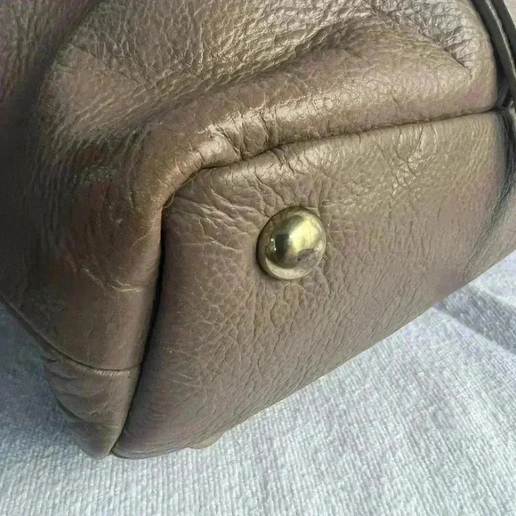 KOOBA Everette Tote  Genuine Leather Purse - Taupe Color - Picture 11 of 14